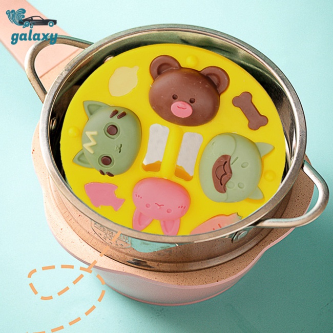 Galaxy Khuôn Silicon Làm Kem / Bánh / Kem / Sô Cô La Kiểu Hoạt Hình Dễ Thương Diy