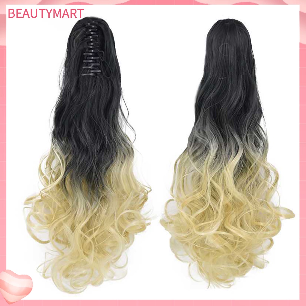 Bộ Tóc Giả Dài Xoăn Bằng Sợi Tổng Hợp Cách Nhiệt Dành Cho Nữ