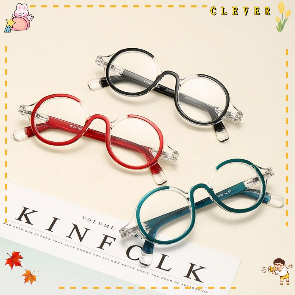 Kính Đọc Sách Gọng Tròn Siêu Nhẹ Chống Ánh Sáng Xanh Thời Trang Cho Nam Và Nữ