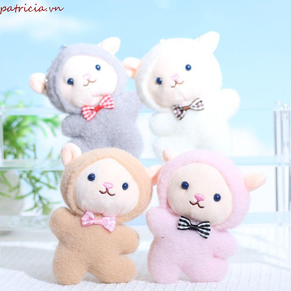 Móc Chìa Khóa Xe Hơi Bằng Hợp Kim Lông Cừu Nhỏ Màu Hồng Thời Trang Cho Cặp Đôi