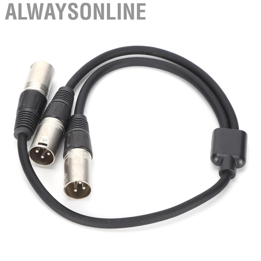 Alwaysonline JORINDO JD60711 XLR Male to Dual Cable YType Splitter Microphone