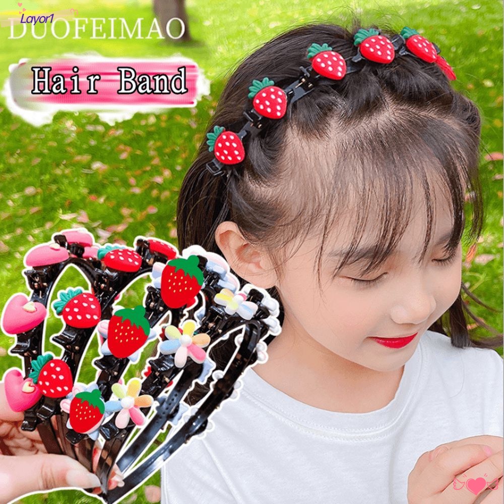 LAYOR1 Băng Đô Nhiều Lớp Thiết Kế Dễ Thương Dành Cho Nữ