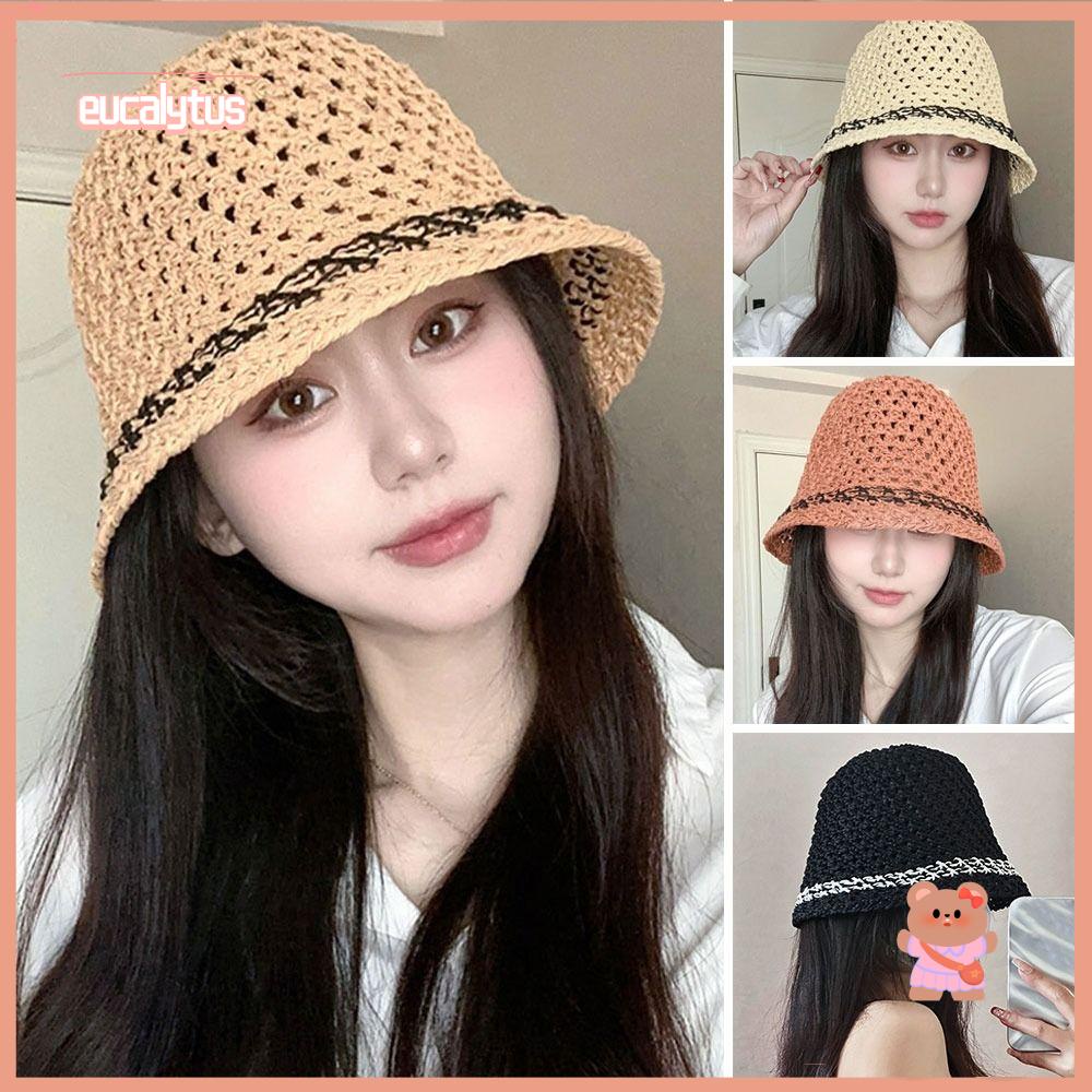 EUTUS Mũ Cói Chống Nắng Cao Cấp Thời Trang Cho Nữ