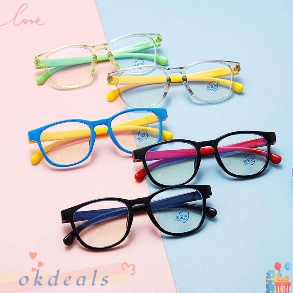 Kính Bảo Vệ Mắt Chống Ánh Sáng Xanh Siêu Nhẹ Thoải Mái Khi Đi Học / Trực Tuyến Cho Bé