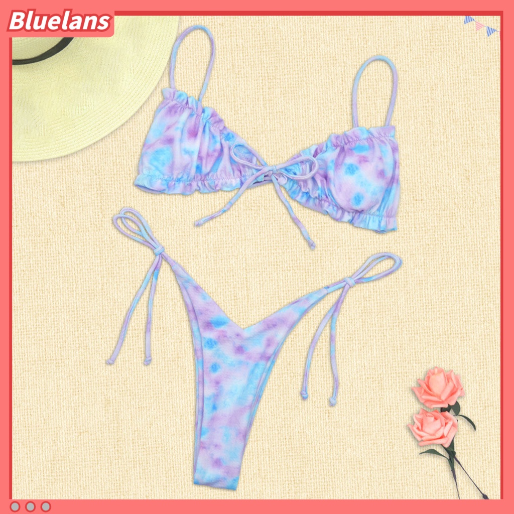 Bộ Bikini 2 Mảnh Họa Tiết Da Báo Quyến Rũ Cho Nữ