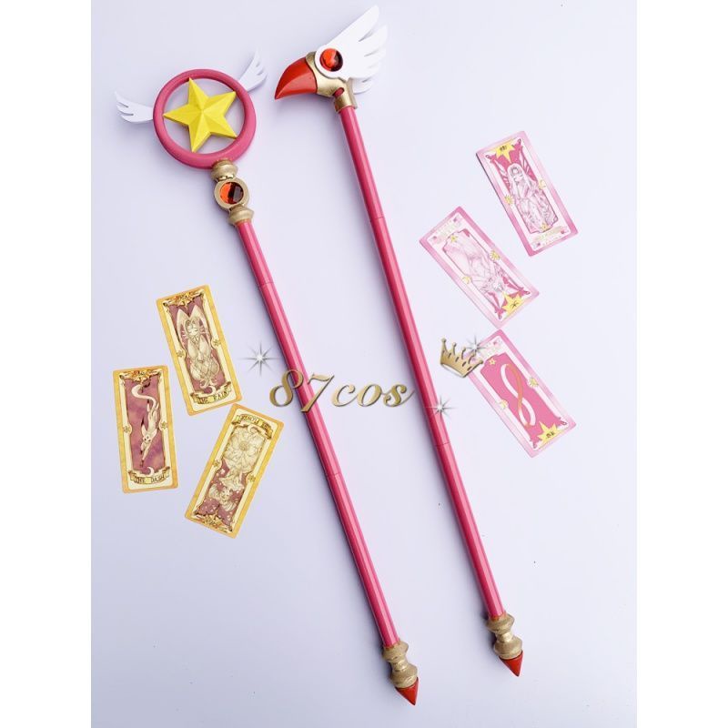 Gậy Phép Thuật Hóa Trang Sakura Kinomoto Sakura Nhiều Kiểu Dáng Có Sẵn Miễn Phí Thẻ Bài Ma Thuật