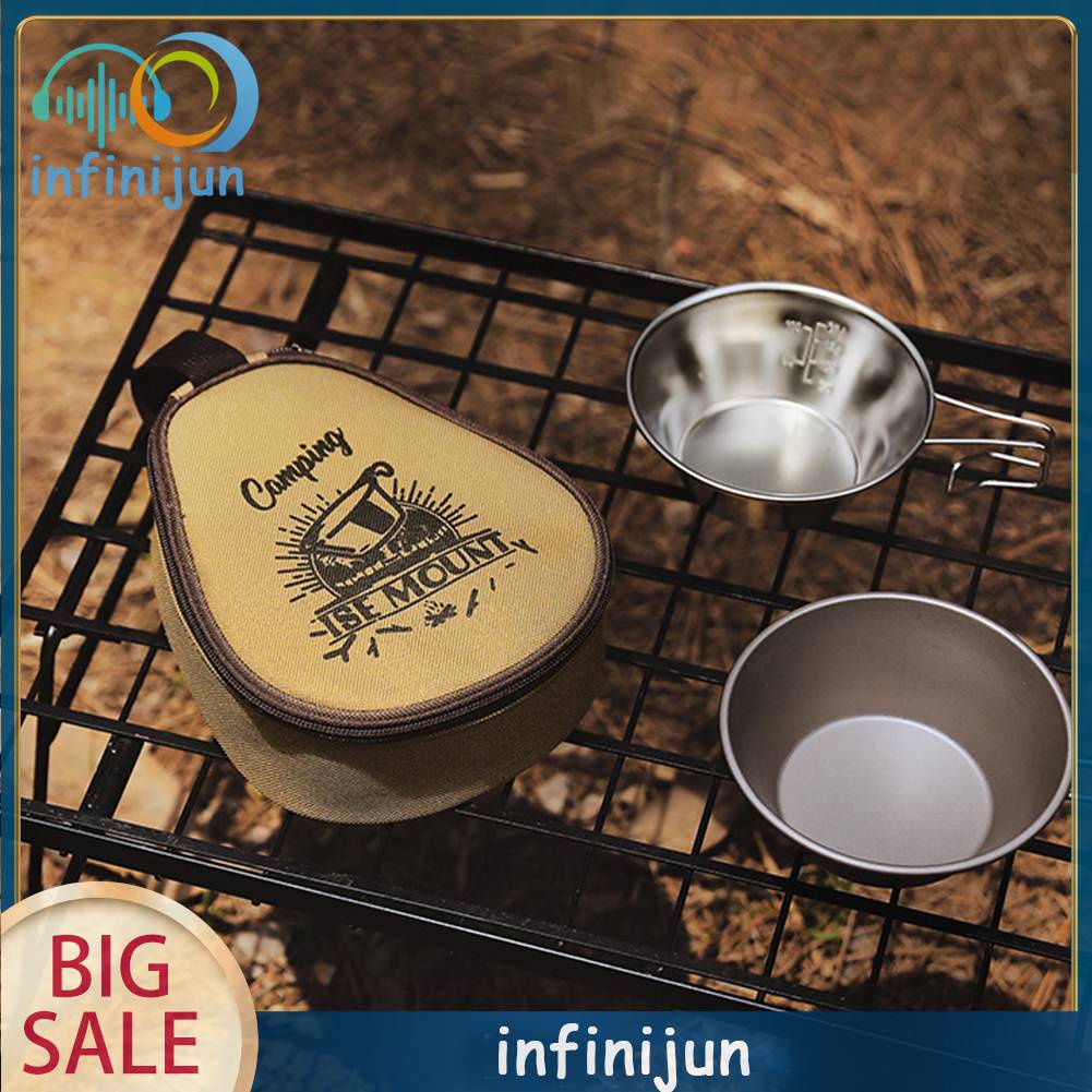 Túi Đựng Tô Chén Bằng Vải Oxford Tiện Dụng Mang Theo Du Lịch Cắm Trại