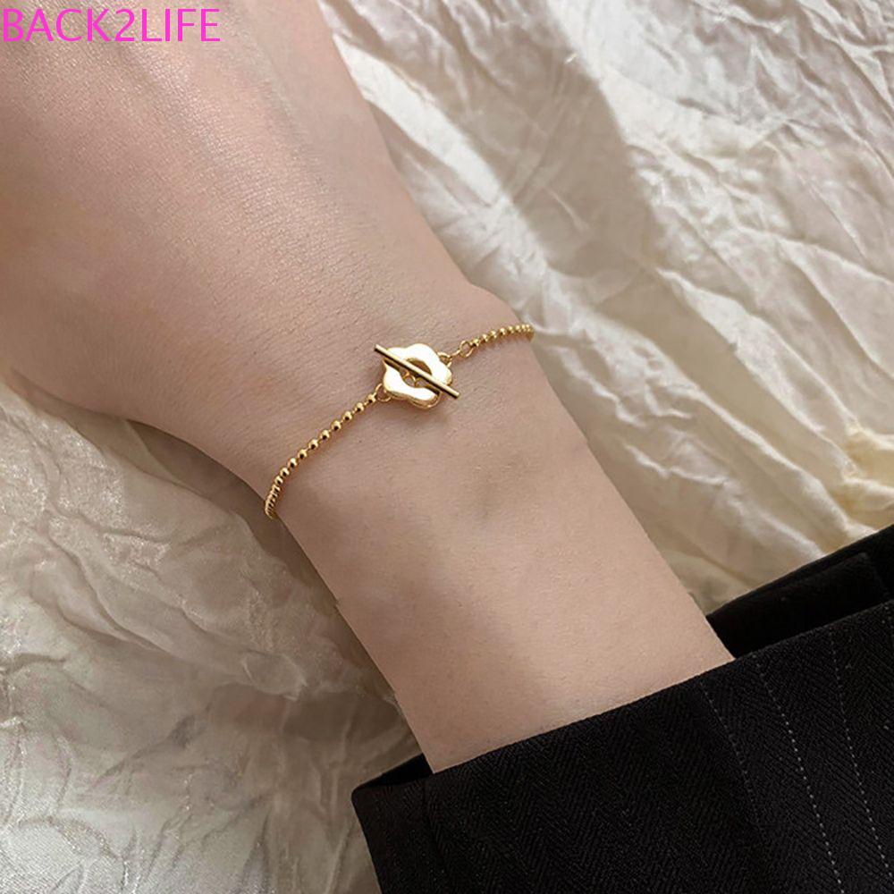 BACK2LIFE Vòng Cổ Choker Bằng Hợp Kim Thiết Kế Đục Lỗ Phong Cách Bohemian Ngọt Ngào