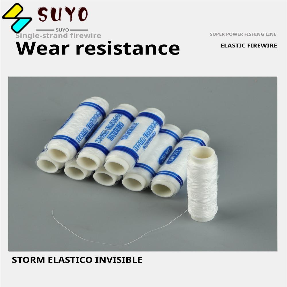 Suyo Set 2 Cuộn Dây Câu Cá Bằng Nylon Co Giãn Kiểu Mới