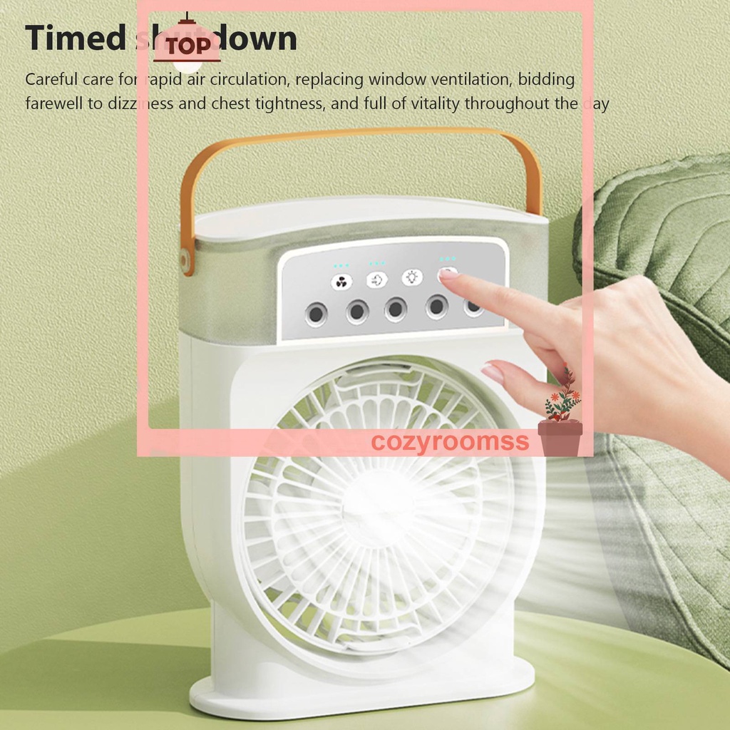 Quạt Để BàN 2000mAh 600ml 7 MàU, 3 TốC Độ