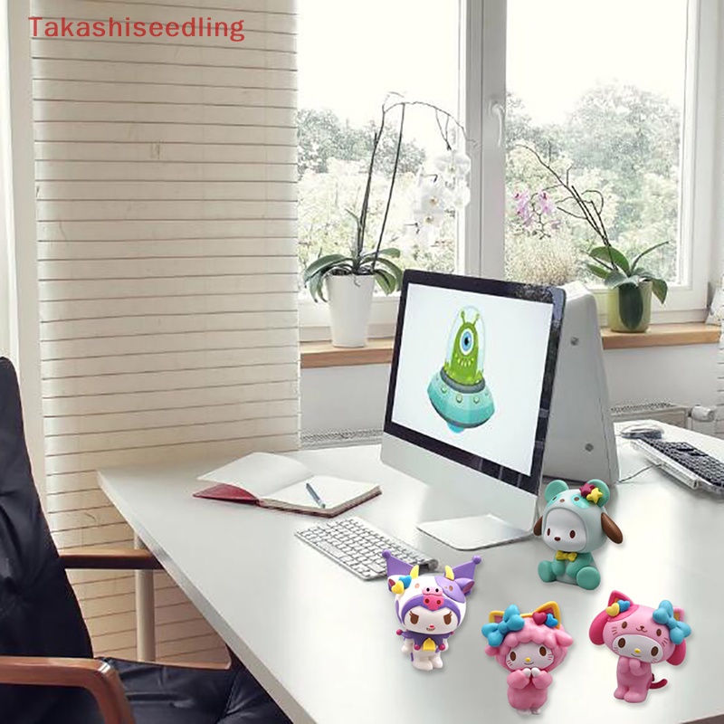 Mô Hình Nhân Vật Kuromi KT Cat Pochacco Hoạt Hình My Melody Trang Trí Bánh Kem