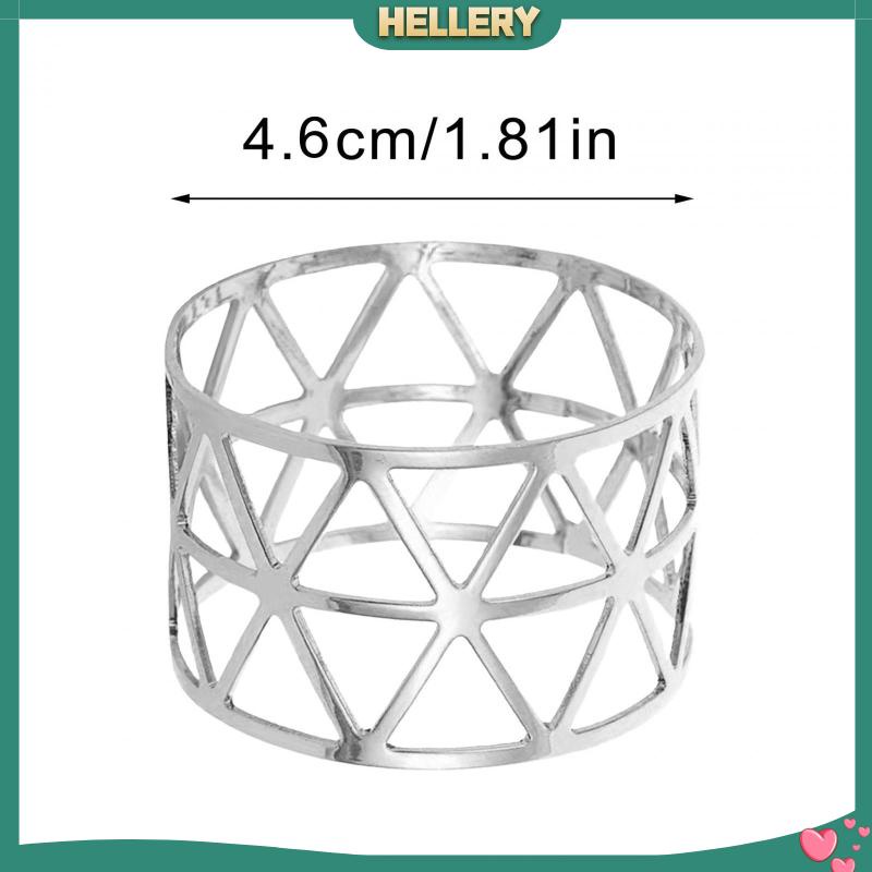 Set 6 Vòng Giữ Khăn Ăn Trang Trí Thời Trang Cho Tiệc Cưới