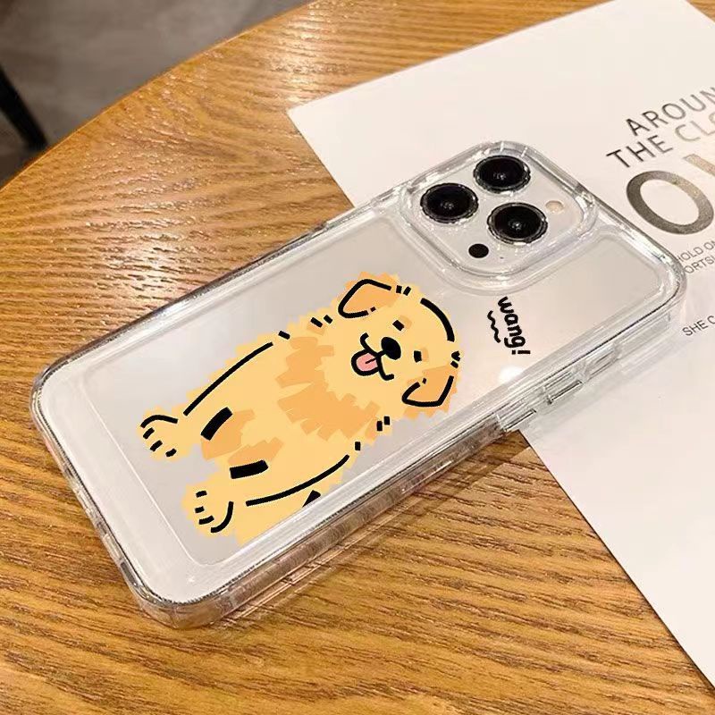 Ốp Điện Thoại Trong Suốt Họa Tiết Graffiti Chống Sốc Chống Bụi Cho Iphone 11 13 87p12 pro 14 ED1L