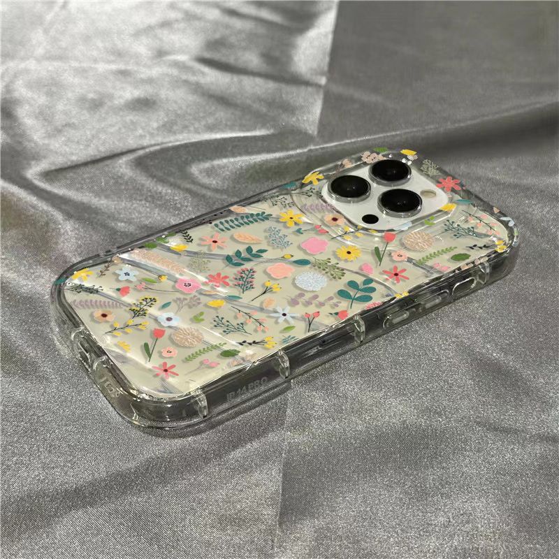 Ốp Điện Thoại Dẻo Trong Suốt Họa Tiết Hoa Xinh Xắn Cho Iphone14Promax11 71312Sinsiphone14 / xr / 8 HDST