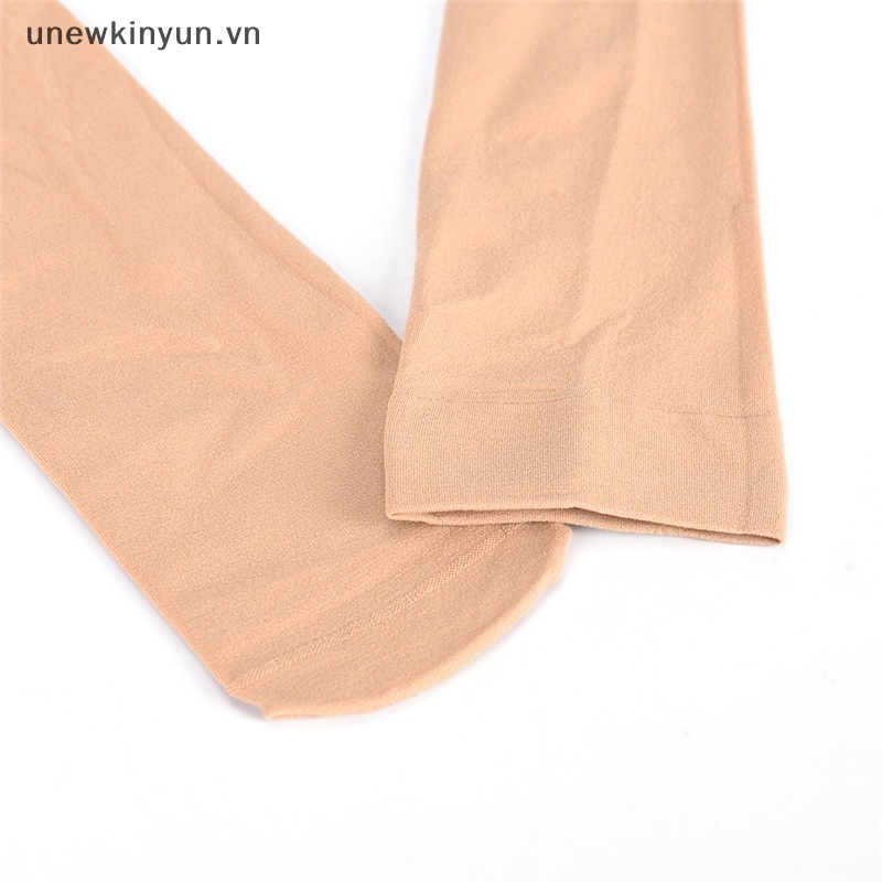 Set 10 Đôi Tất Lụa Xuyên Thấu Phối Ren Dài Đến Đầu Gối Gợi Cảm