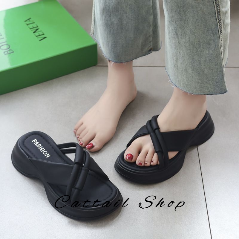 Cattail dép dép nữ sandal nữ dép bánh mì nữ dép bánh mì Chống Trượt 062708