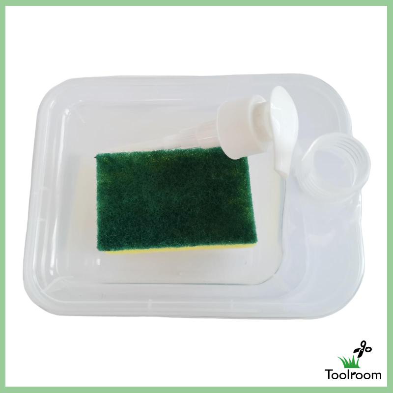 Bình Đựng Xà Phòng 1000ml Kèm Giá Đỡ Tiện Dụng Cho Quầy Bartop