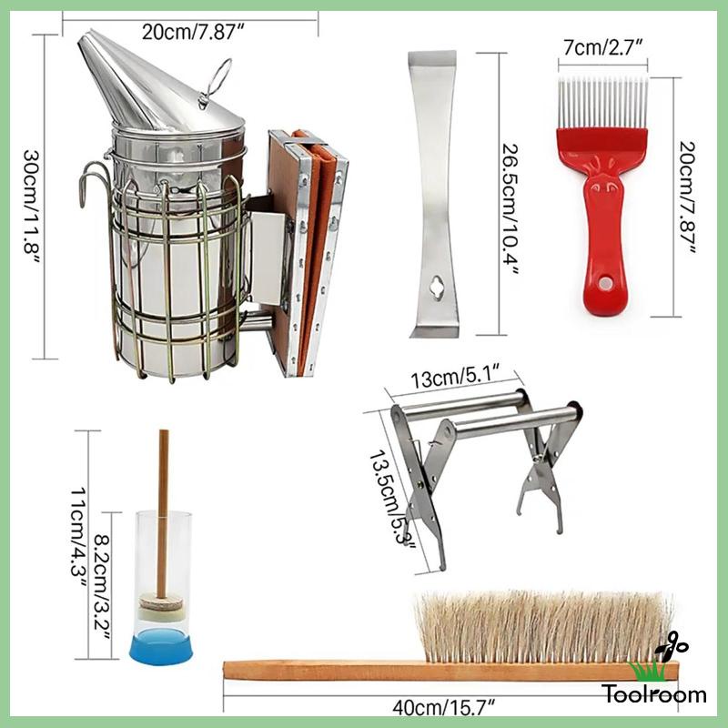 Set 6 Dụng Cụ Nuôi Ong Chuyên Nghiệp