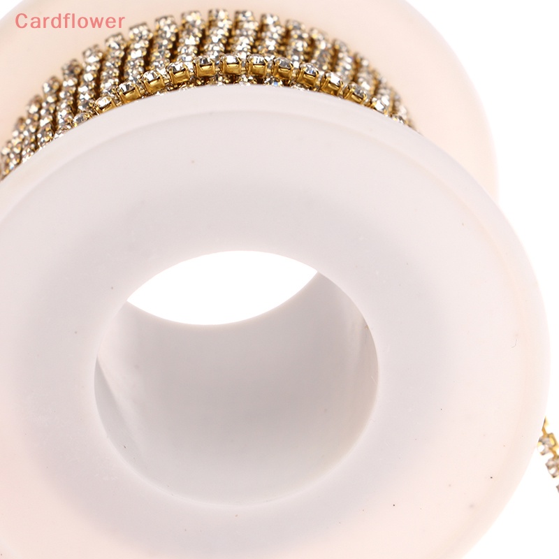 1 Cuộn 10M Dây Hạt Pha Lê Lấp Lánh 2.0mm Tự Trang Trí Quần Áo Mới