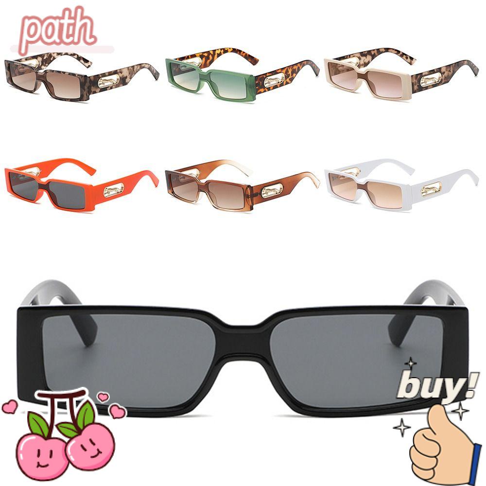 PATH Kính Mát Hình Chữ Nhật Chống Tia UV Phong Cách Hip Hop