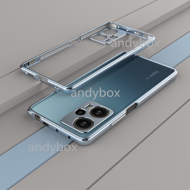 Ốp Điện Thoại Khung Kim Loại Bảo Vệ Cho Xiaomi Poco F5 F4 F3 Pro Redmi Note12 Redmi K60 K60E K50 K40 K40S K30 Pro