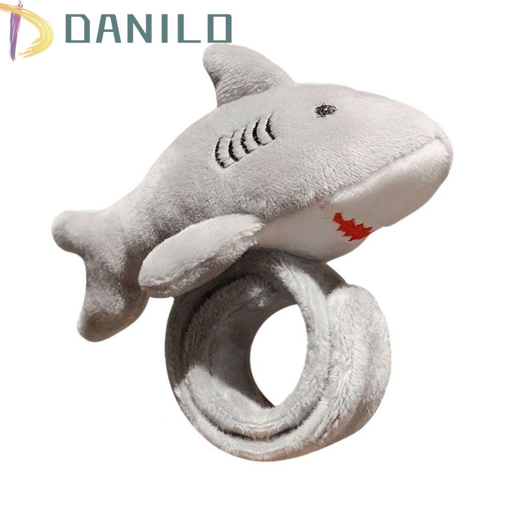 DANILO Vòng Đeo Tay Hình Cá Mập Hoạt Hình Nhồi Bông Đáng Yêu
