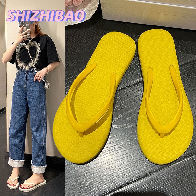 Shizhibao Dép Xỏ Ngón Chất Lượng Cao Không Dễ Vỡ Cho Nữ
