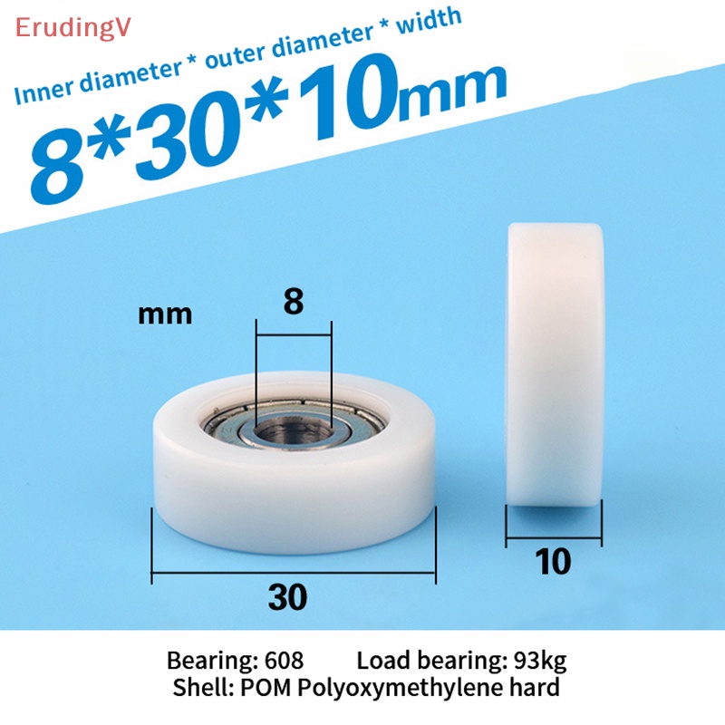 Ròng Rọc Bằng Nhựa Và Nhôm Chất Lượng Cao Kích Thước 8 * 10 * 30mm
