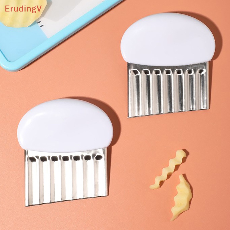 Dụng Cụ Cắt Khoai Tây Lượn Sóng Bằng Thép Không Gỉ