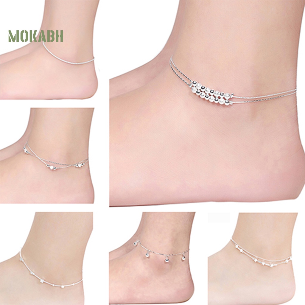 [Mok Abh] Lắc Chân Hình Ngôi Sao / Trái Tim Có Thể Điều Chỉnh Kích Thước