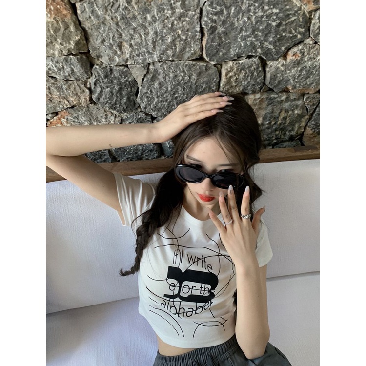 Áo Baby Tee Thun Croptop Nữ Tay Ngắn Hở Vai Dáng Ôm Thời Trang Mùa Hè Hàng Mới Dành Cho Bạn Nữ