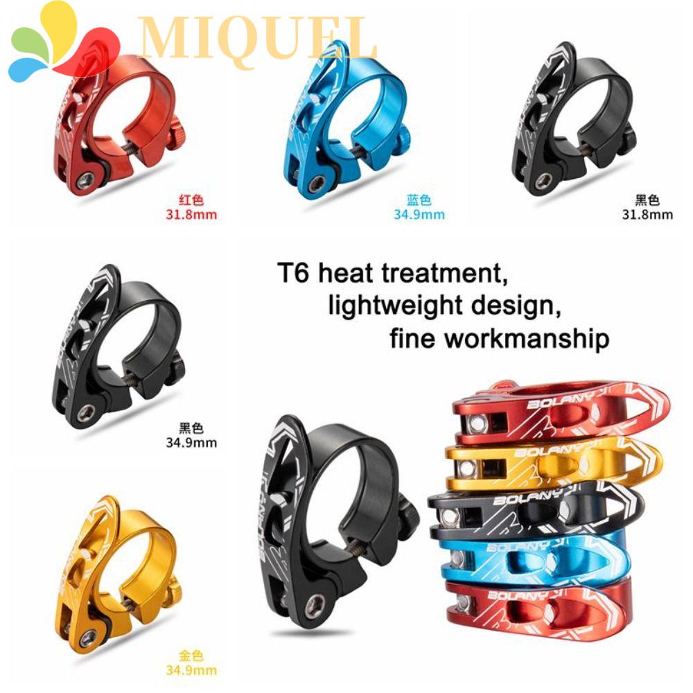 MIQUEL Kẹp Cố Định Yên Xe Đạp Leo Núi Bằng Hợp Kim Nhôm Màu Đen / Xanh Dương / Đỏ / Vàng Siêu Nhẹ