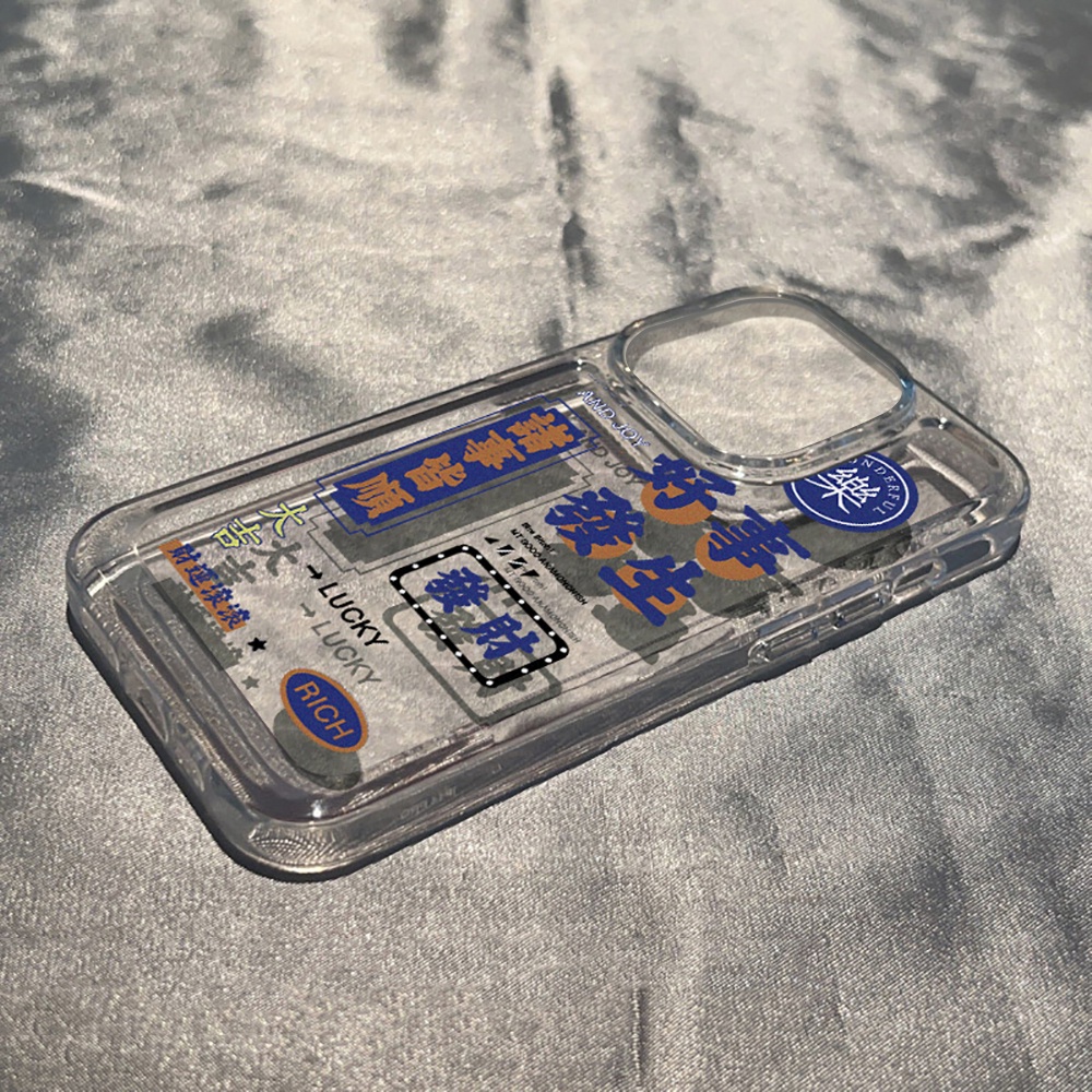 Ốp Điện Thoại TPU Mềm Chống Sốc In Hình Thần Tài Cho IPhone 14 13 12 11 Pro Max X XR 8 7 Plus