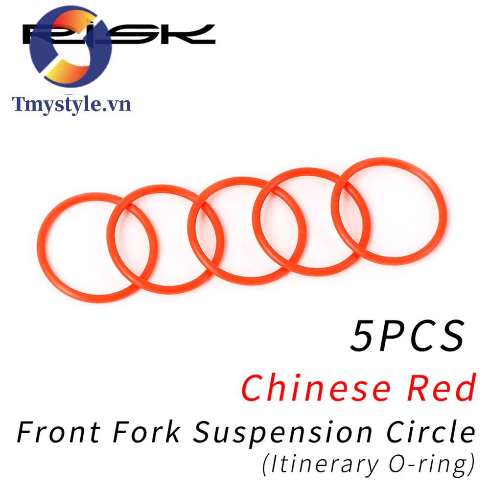 Set 5 Vòng Đệm Chữ O Chống Bụi Cho Phuộc Trước Xe Đạp