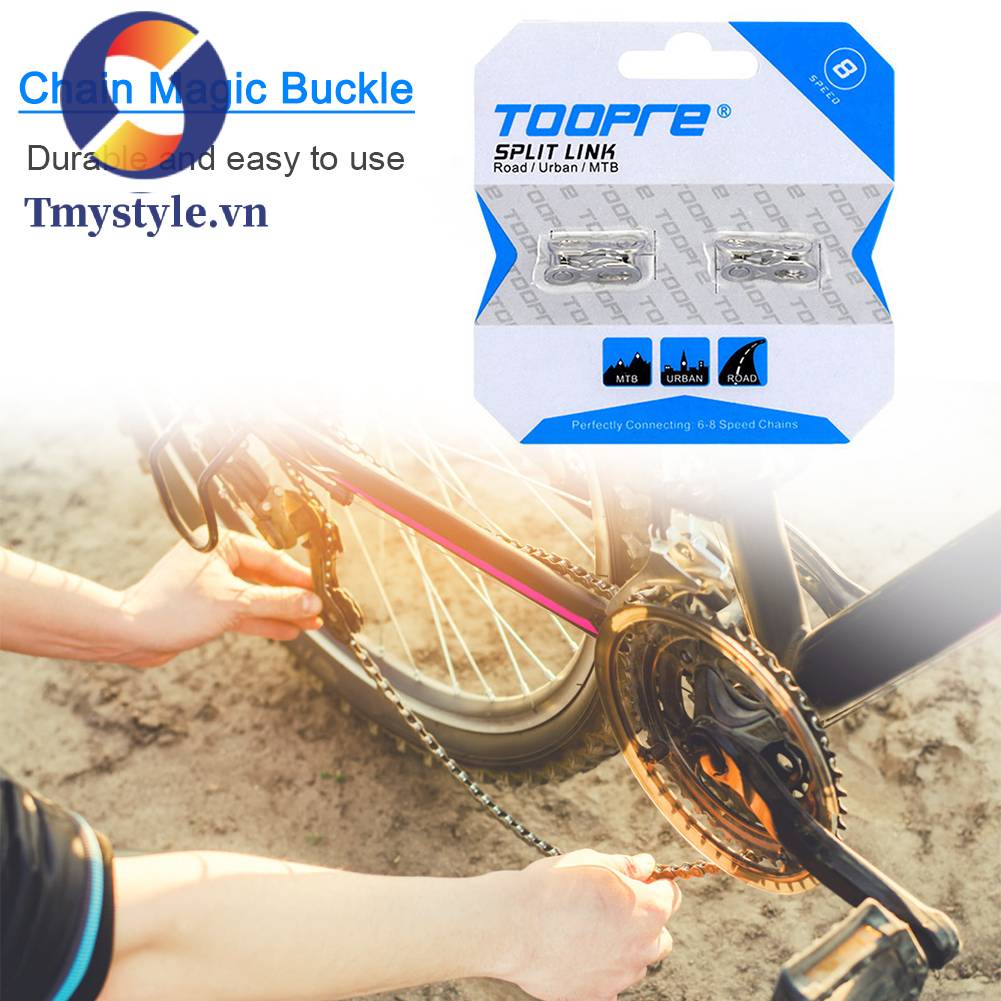 Set 2 Cặp Mắt Xích Nối Dây Xích Xe Đạp Leo Núi MTB