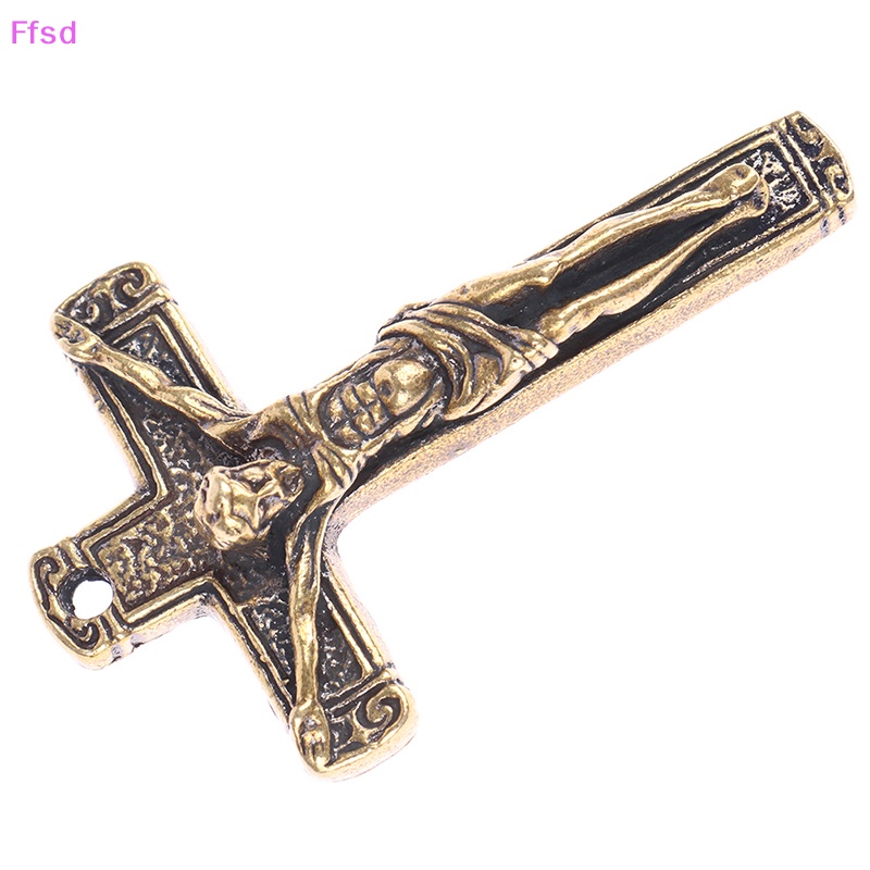 Móc Khóa Xe Hơi / Xe Máy Bằng Đồng Thau Hình Thánh Giá Thời Trang