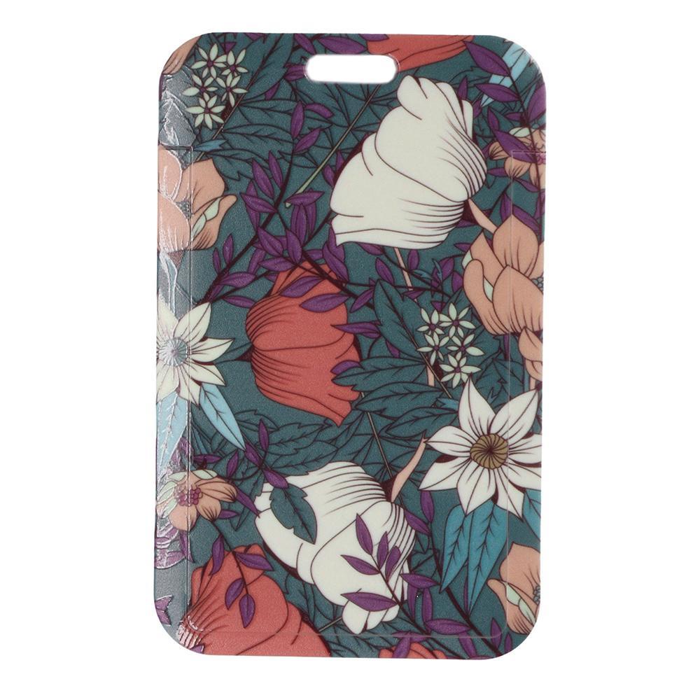 LAKAMIER Dây Kẹp Thẻ ID Bằng Kim Loại Hình Hoa Hồng Cuộn Dây Huy Hiệu Dễ Thương Dùng Trang Trí Văn Phòng