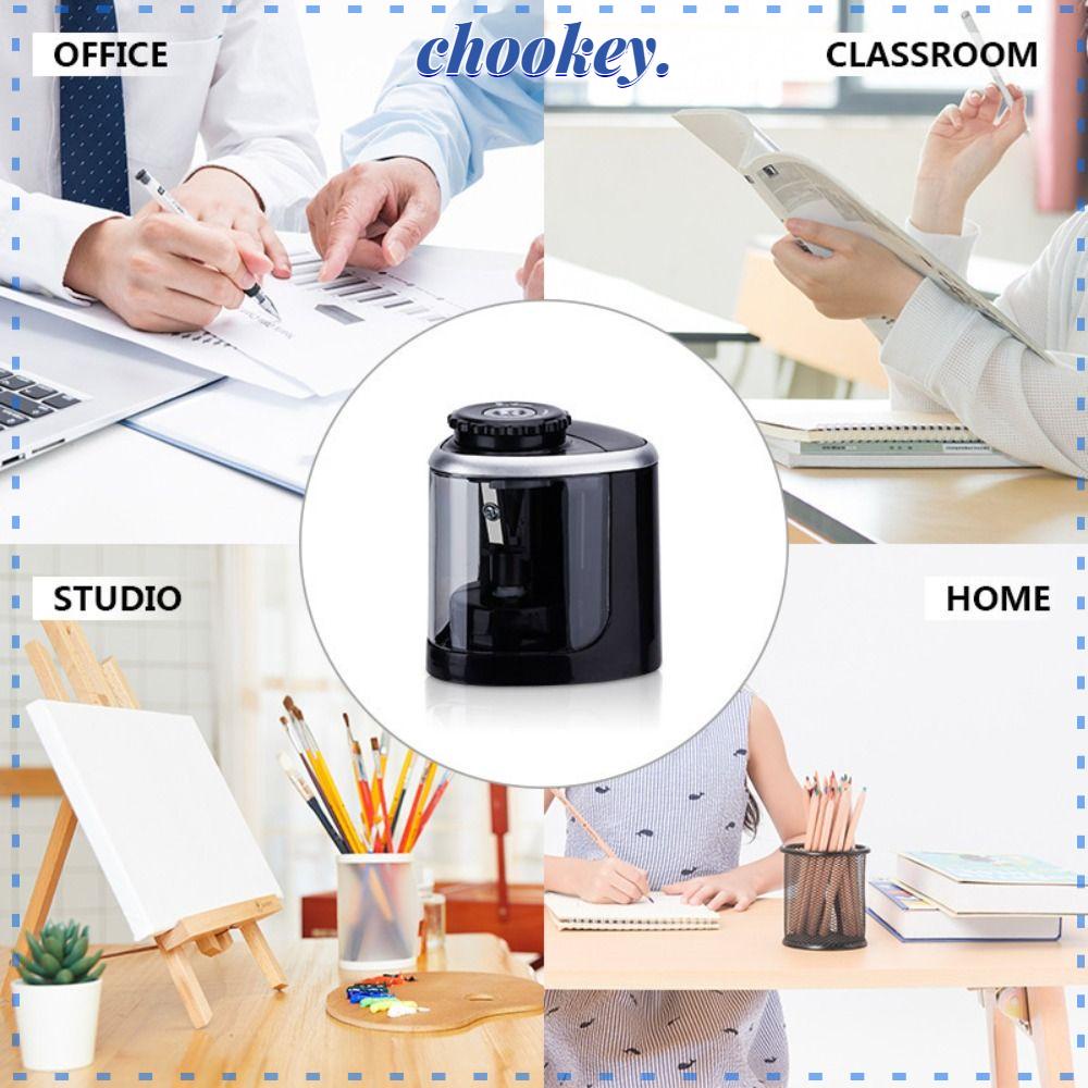 CHOOKEY Dụng Cụ Gọt Bút Chì Điện Tử Dễ Thương Sáng Tạo Cho Học Sinh