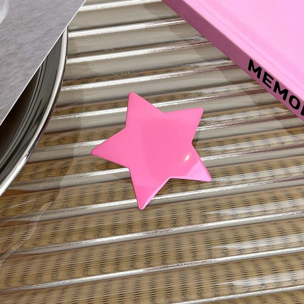 LOMBARD Kẹp Tóc Ngôi Sao Năm Cánh Bằng Kim Loại Cho Nữ Y2K