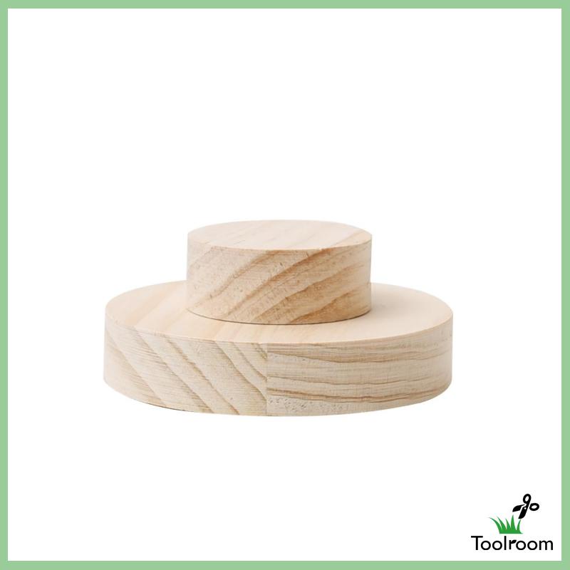 Giá Trưng Bày Trang Sức Bằng Gỗ Tự Nhiên Hình Tròn Không Sơn