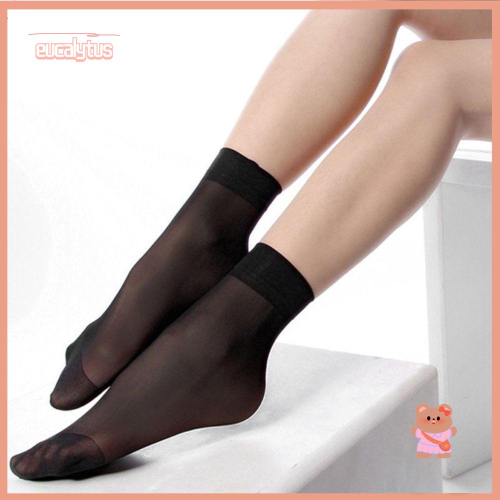 Set 5 Đôi Tất Lụa Siêu Mỏng Thời Trang Mùa Hè Cho Bé Gái