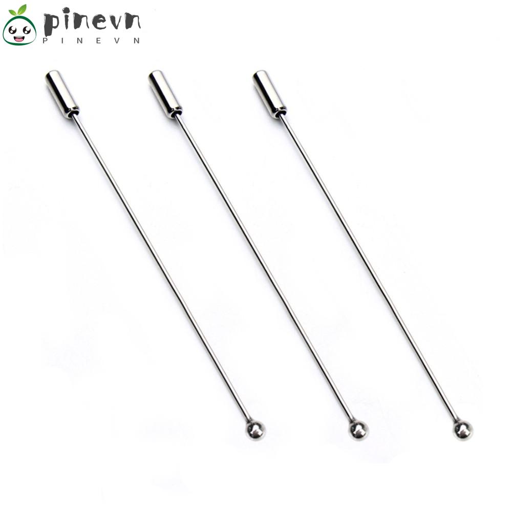 PINEVN Ghim Cài Áo Màu Bạc 90MM Hình Quả Bóng Dùng Làm Trang Sức Cho Nữ