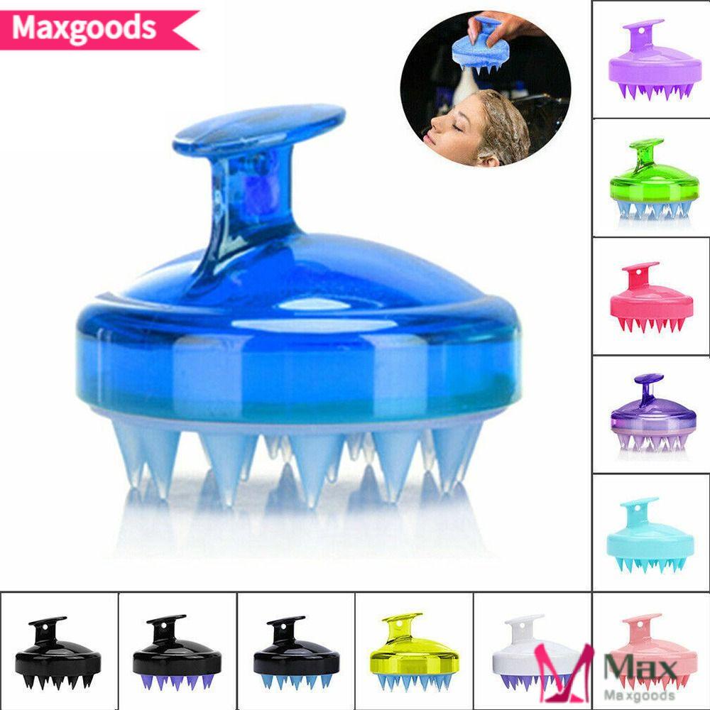 MAXG Bàn Chải Silicone Massage Da Đầu Khi Tắm