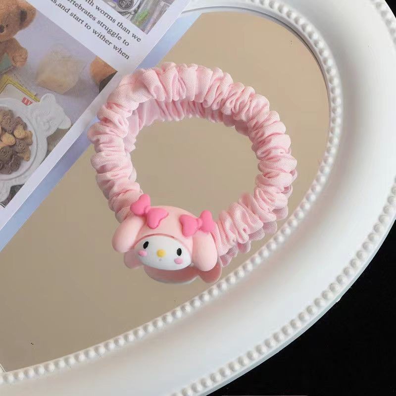 Dây Cột Tóc Cao Su In Họa Tiết Hoạt Hình Melody Dễ Thương Thời Trang Mùa Hè Cho Nữ 2023