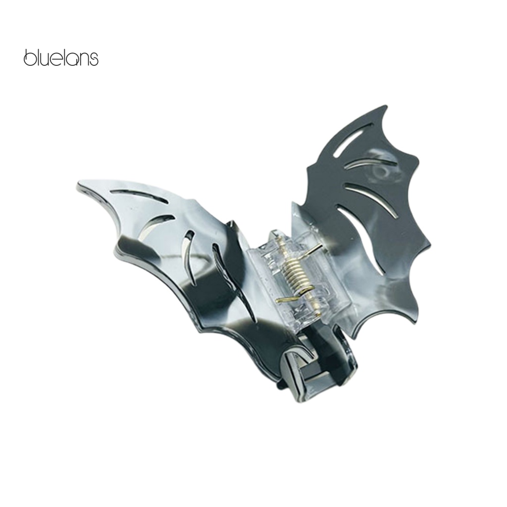 Kẹp Tóc Hình Dơi Màu Trơn Chống Trượt Phong Cách Gothic