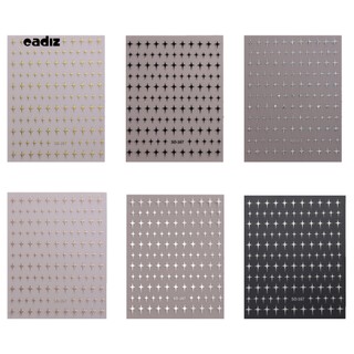 Nhãn Dán Móng Tay 3D Lấp Lánh Siêu Mỏng DIY