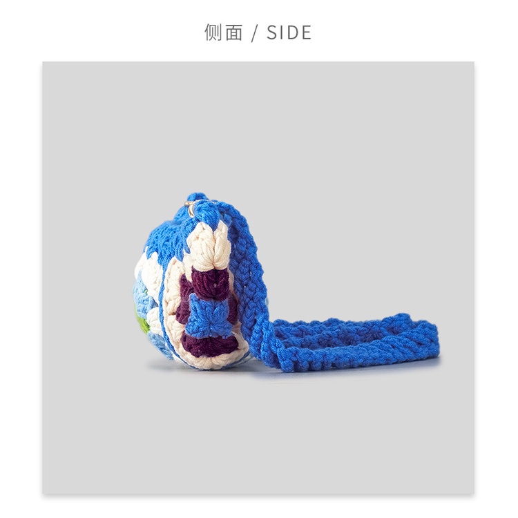 Túi Đeo Chéo Đựng Điện Thoại Đan Len Phong Cách Vintage Mới