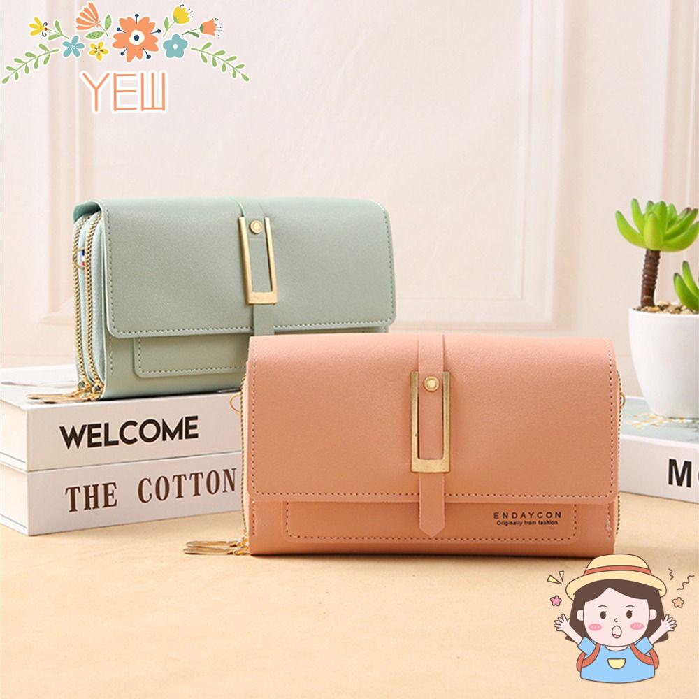 YEW Túi Đeo Chéo Da PU Đa Năng Thời Trang Cho Nữ