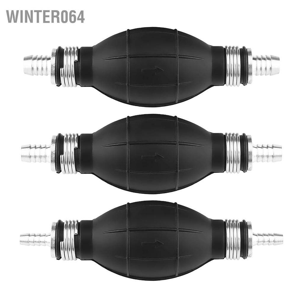 Winter064 Dây chuyền bơm nhiên liệu bằng cao su &amp; nhôm Tay mồi Bóng xăng Xăng cho ô tô Thuyền Marine Outboard