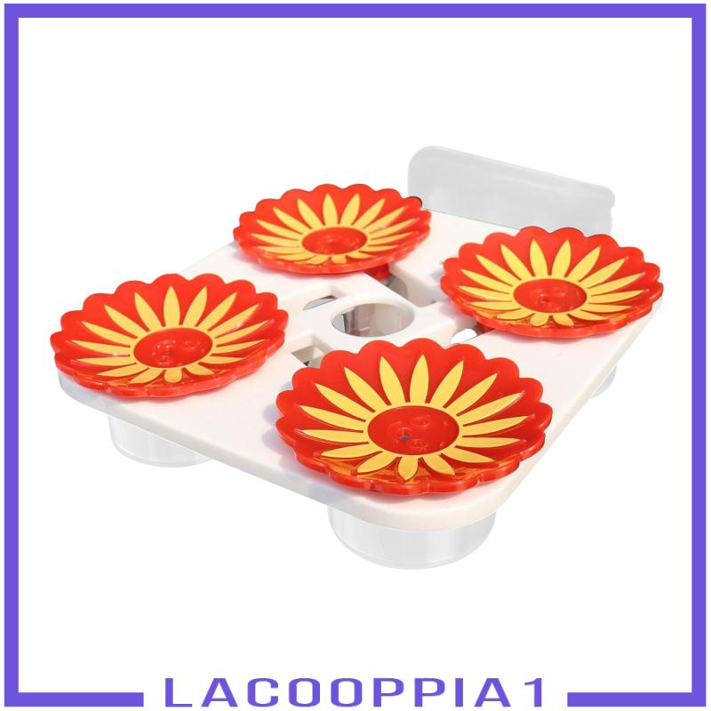 Dụng Cụ Đựng Thức Ăn Nước Uống Gắn Cửa Sổ Chống Rò Rỉ Cho Chim